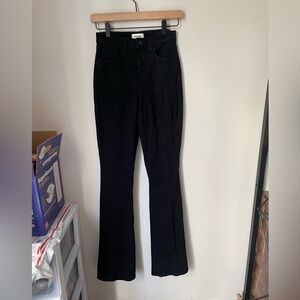 L'agence Selma High Rise Bootcut Jeans in Jet Size 24